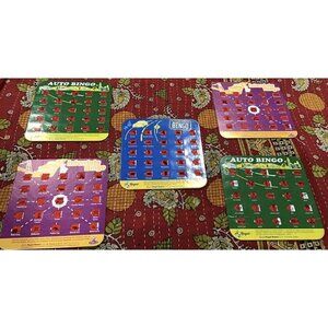 Regal Games Travel Bingo Set of 5 Cards Road Trip Fun. 2014-2015